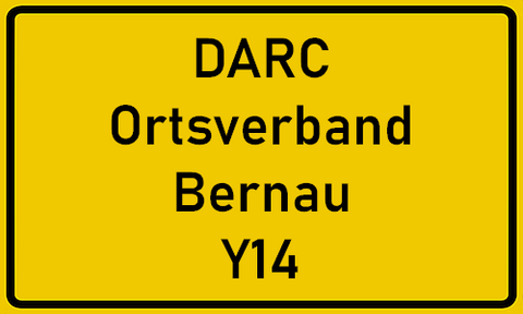 Ortstafel OV Bernau Y14