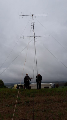 Fieldday 2017: Antennenaufbau Fieldday 2017: Antennenaufbau