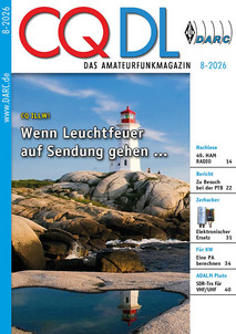 Titelbild CQ DL 8/2026