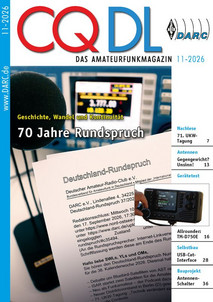 Titelbild CQ DL 11/2026