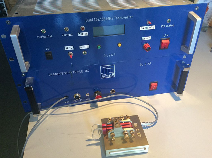 - Morsetaste mit HPSDR-Transceiver 0 - 55MHz und 2m Transverter