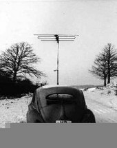 Bilder aufgenommen 1964 VW-Käfer mit 24 PS Motor. Antenne 4 Element von FUBA, sie wird heute noch von einem Funker in Bremen genutzt.