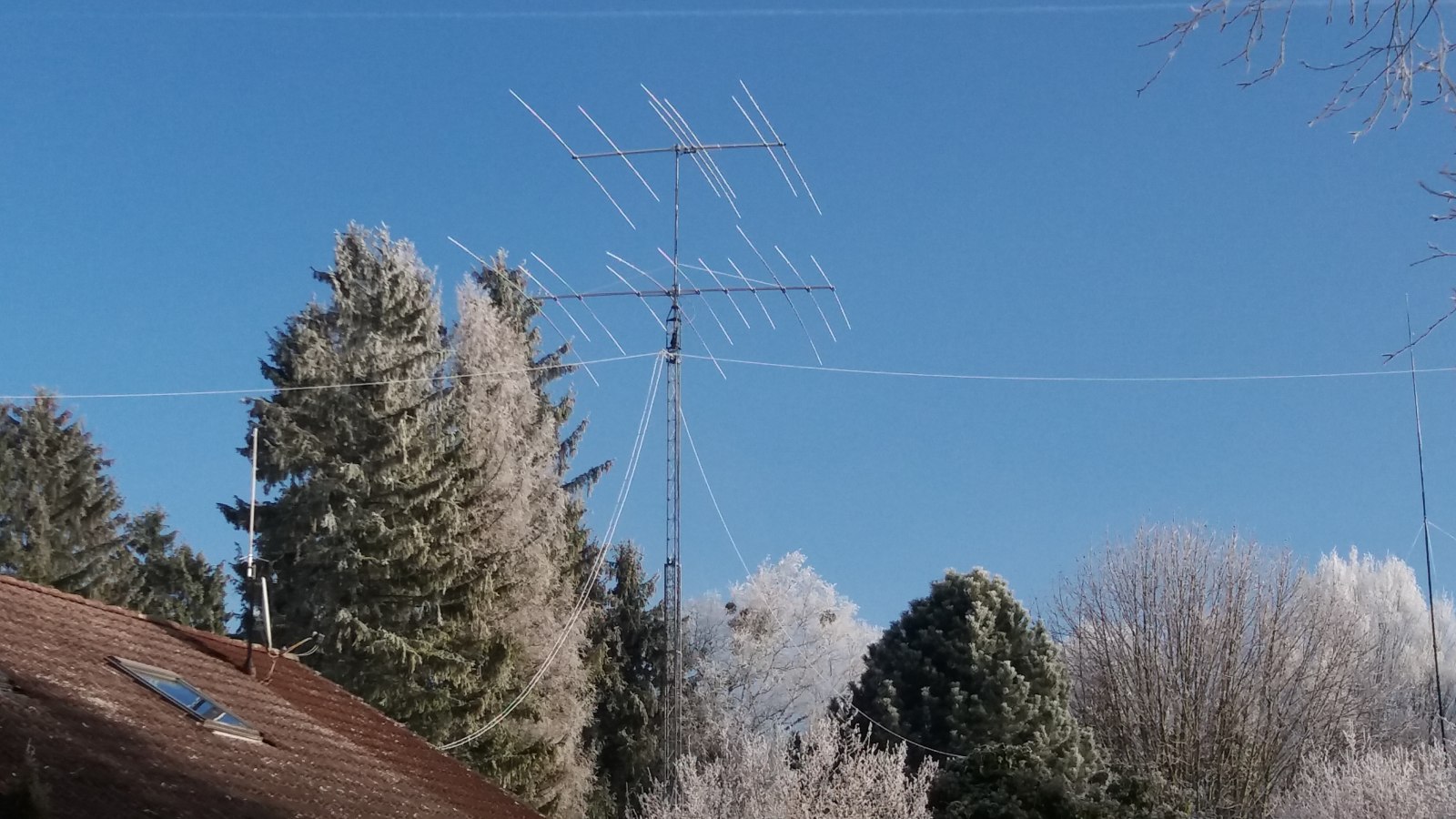 Antennen im Winter